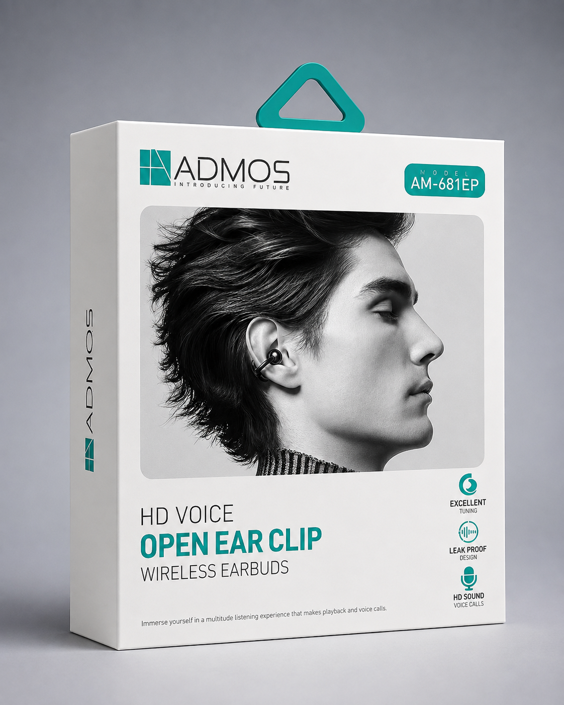 ADMOS AM-681EP Open-Ear Clip Wireless Earbuds