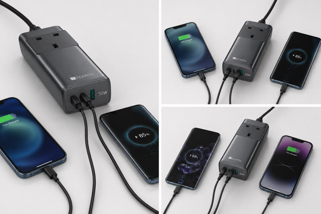 ADMOS AM-503SC 50W Desktop Charger Station