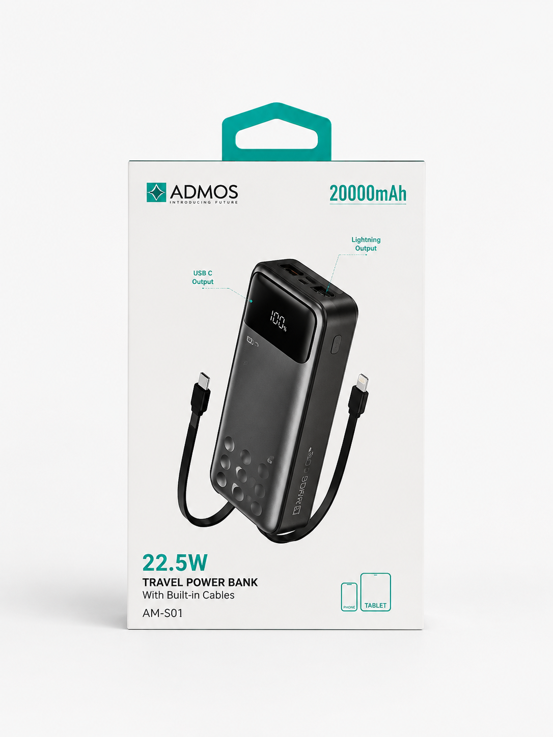 ADMOS TRAVEL POWER BANK AM-501