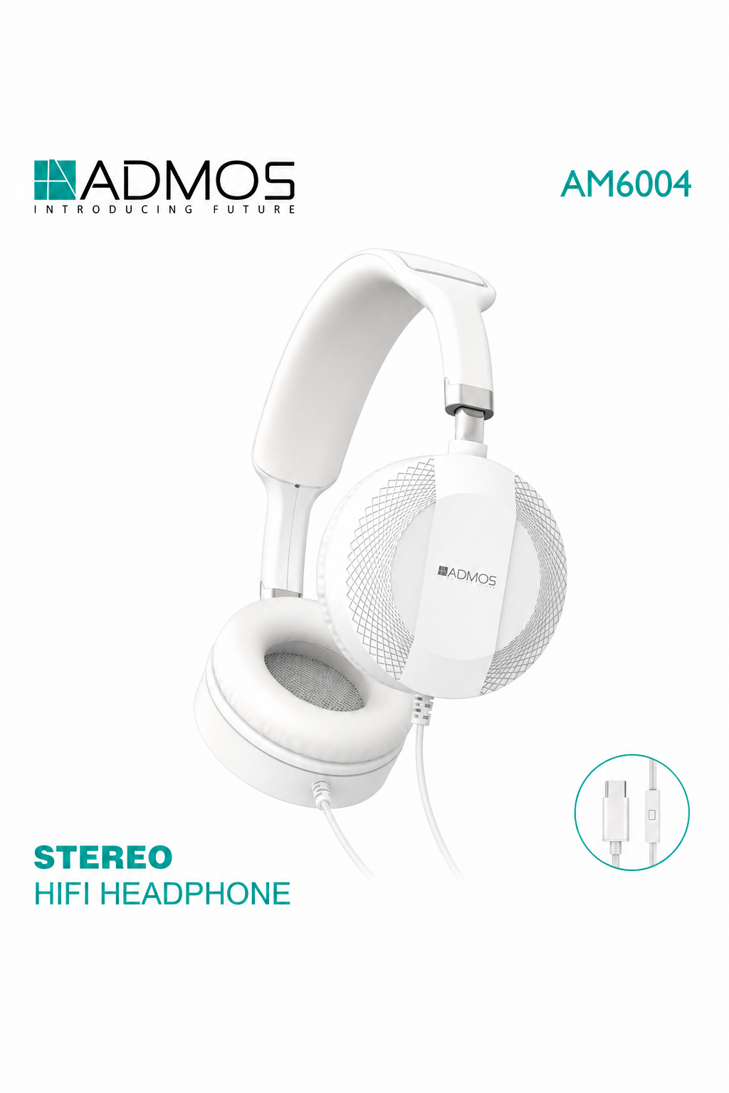 ADMOS AM6004 Stereo Hi-Fi Headphones