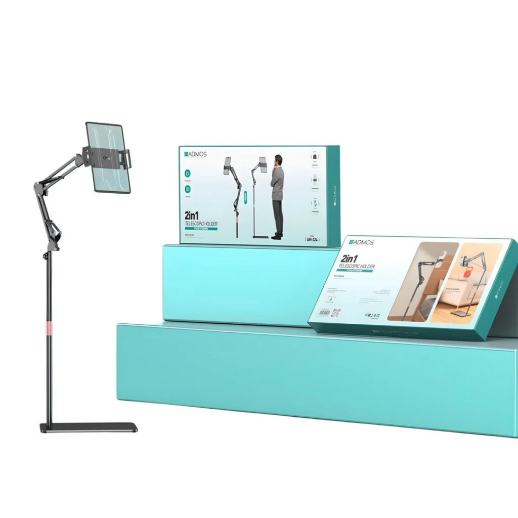 Admos 2in1 Telescopic Holder Floor Standing AM-324