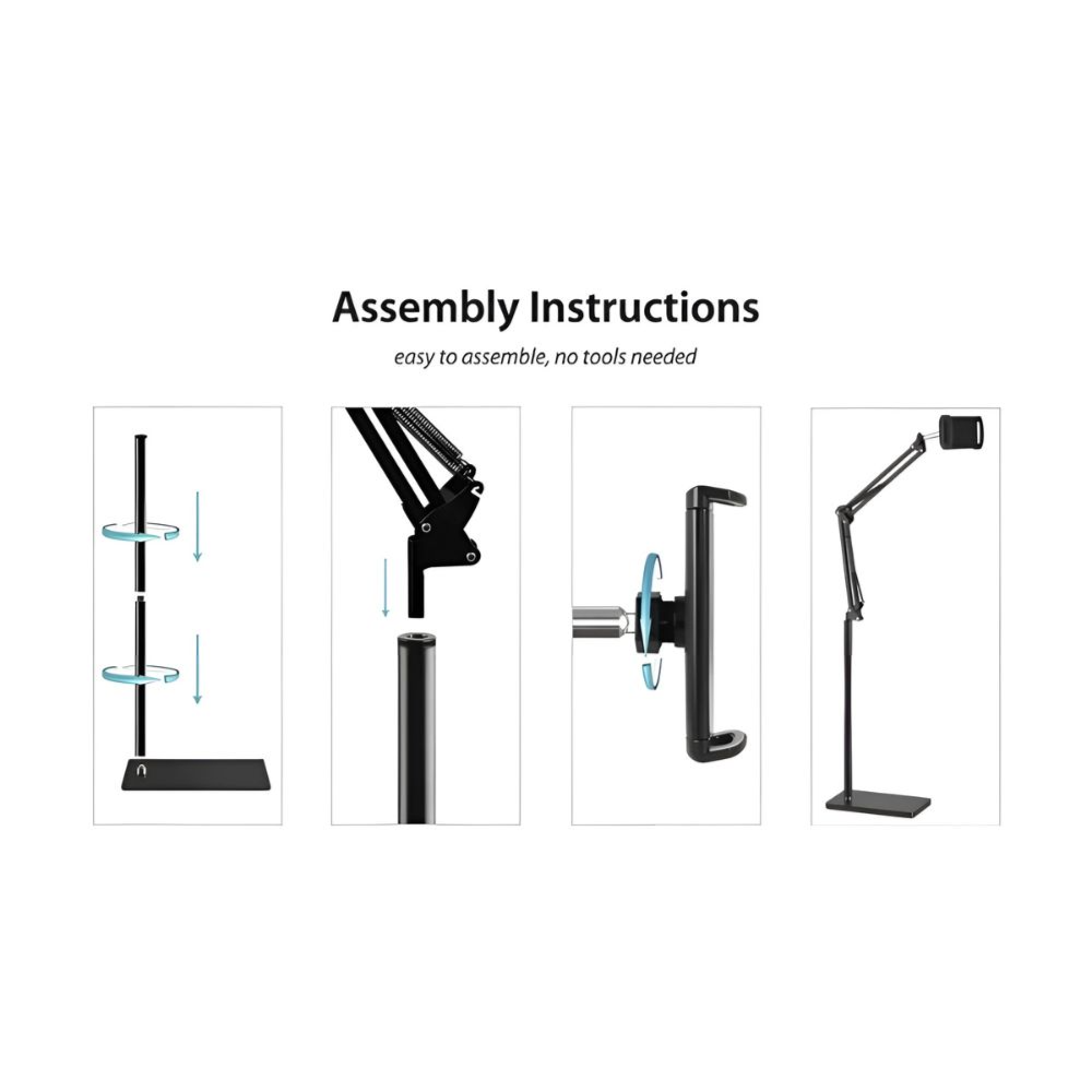 Admos 2in1 Telescopic Holder Floor Standing AM-324