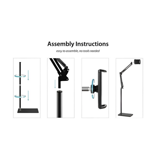 Admos 2in1 Telescopic Holder Floor Standing AM-324
